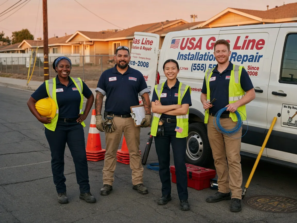Gas Line Installation company in Macedonia, IL